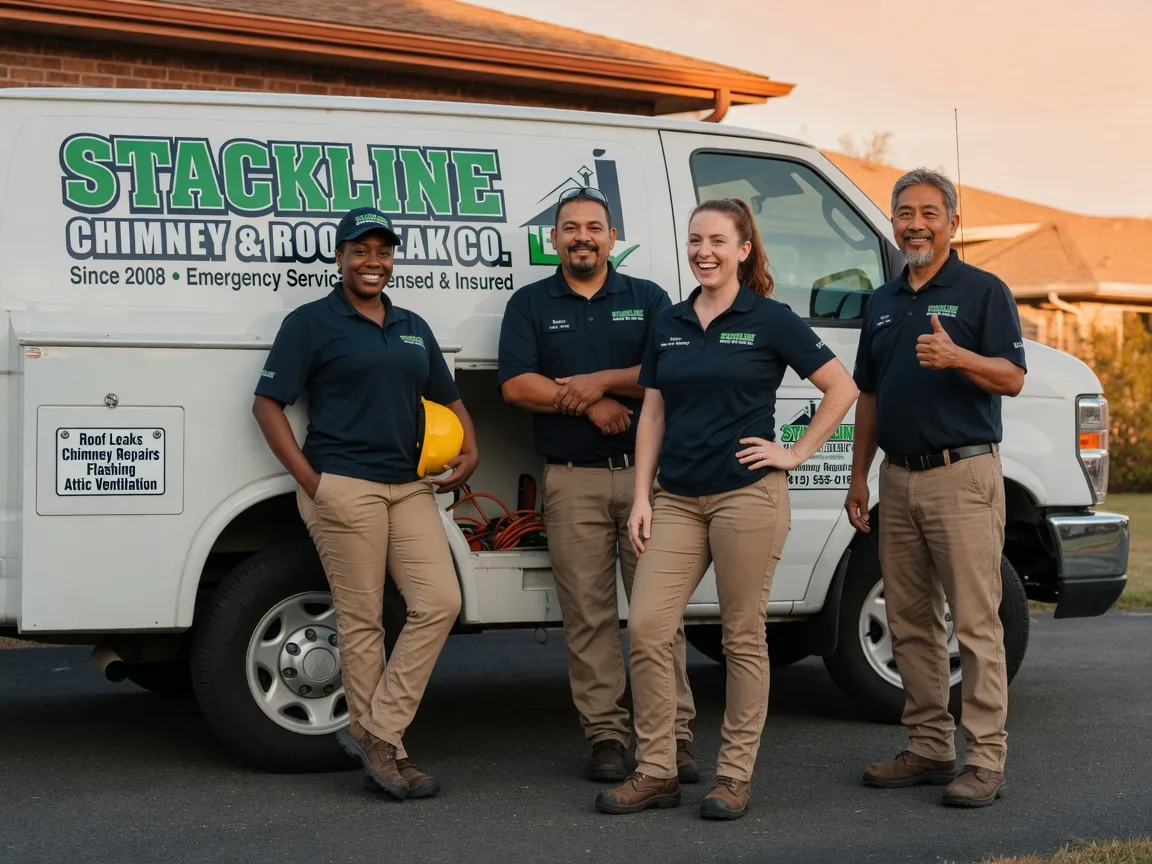 Chimney flashing repair company in Hemphill, TX